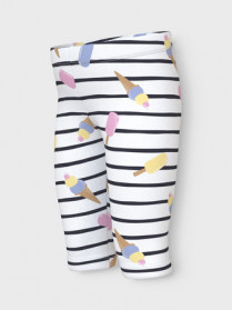 NAME IT Capri Leggings Vivian Bright White Ice